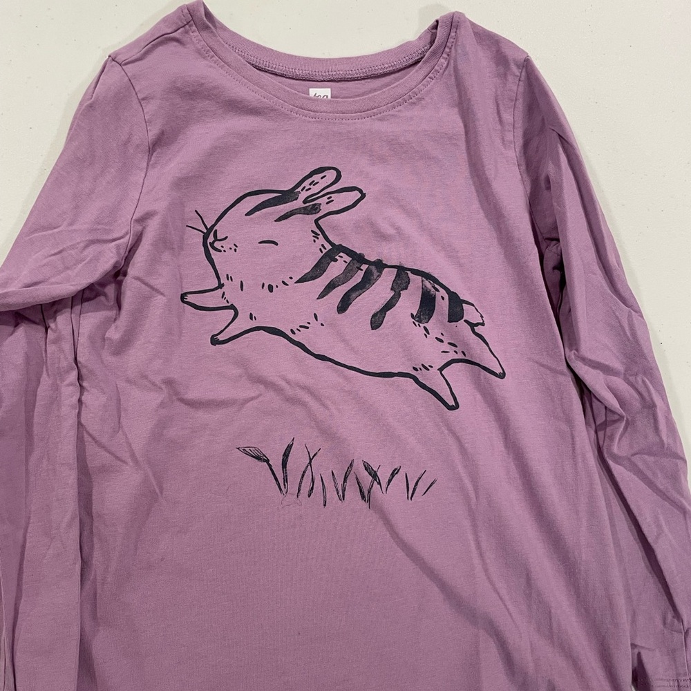 Tea Bunny Print Shirt